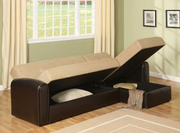 útulný-dizajn-rozkladacia pohovka-s-posteľou-box