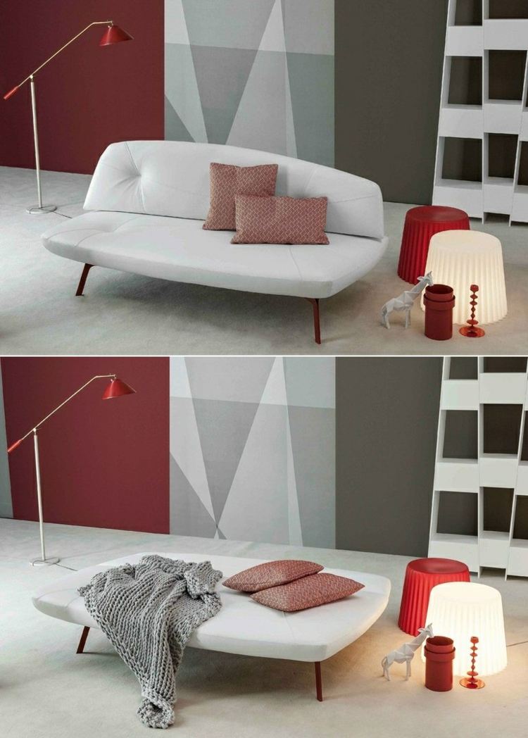 Rozkladacie pohovky malá obývačka moderná rozťahovacia pohovka