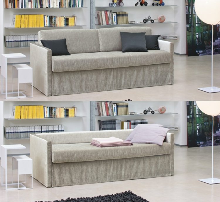 Rozkladacie pohovky, malá obývacia izba, sklopný rozkladací gauč