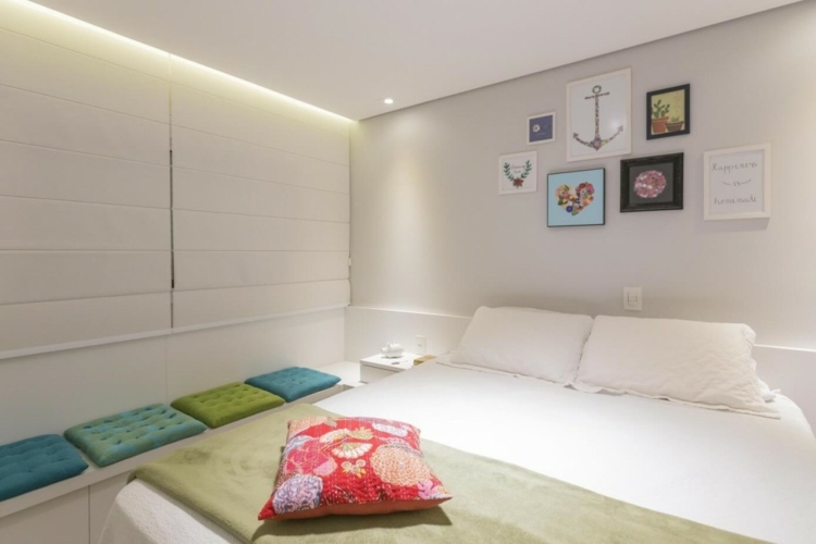 nábytok do spálne biely dizajn stien obrázky sao paolo byt