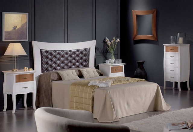 Nápady na dizajn spálne: kožené čelo postele Nápady na dizajn postele s koženou posteľou