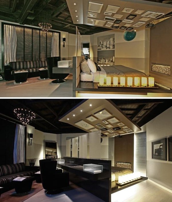 deco-nápady-spálňa-so šikmými stropmi-