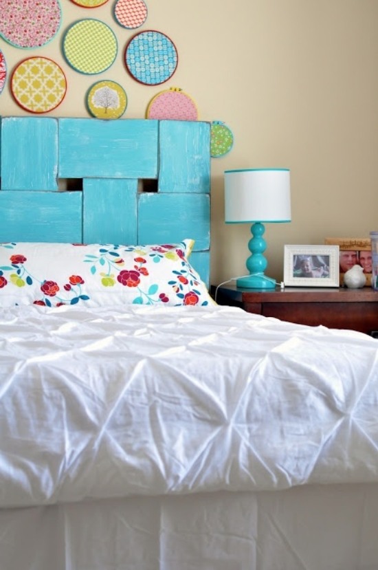 sieťová konštrukcia čelo postele, urobte si nápady sami v spálni