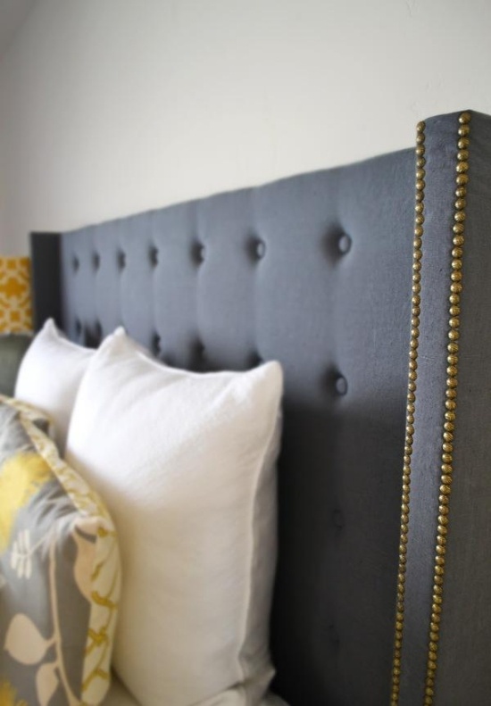 čalúnené čelo postele, urobte si nápady sami v spálni