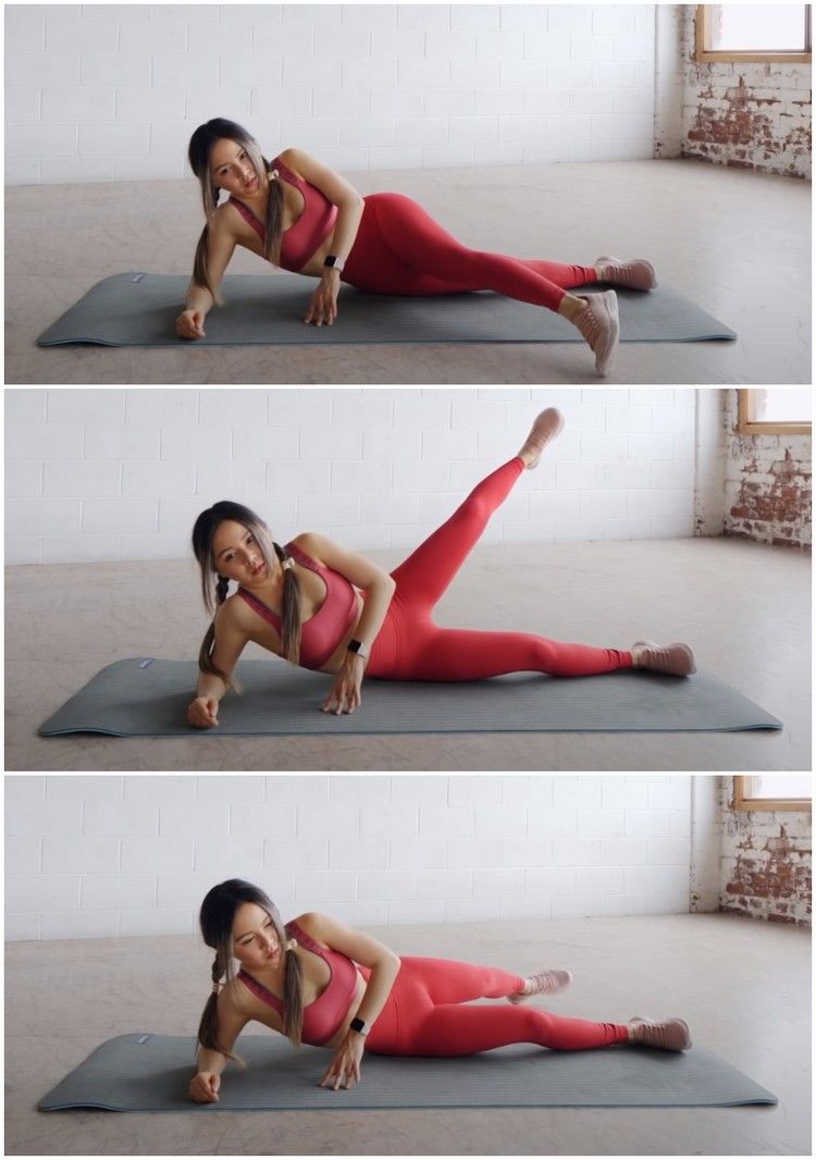 Cvičenie zdvíhania nôh vpredu a vzadu