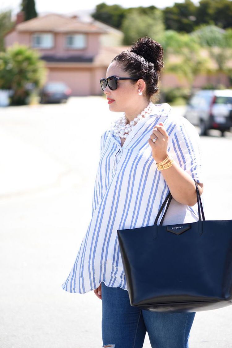 stylingové tipy-tenší vzhľad-veľká-taška-jednoduché