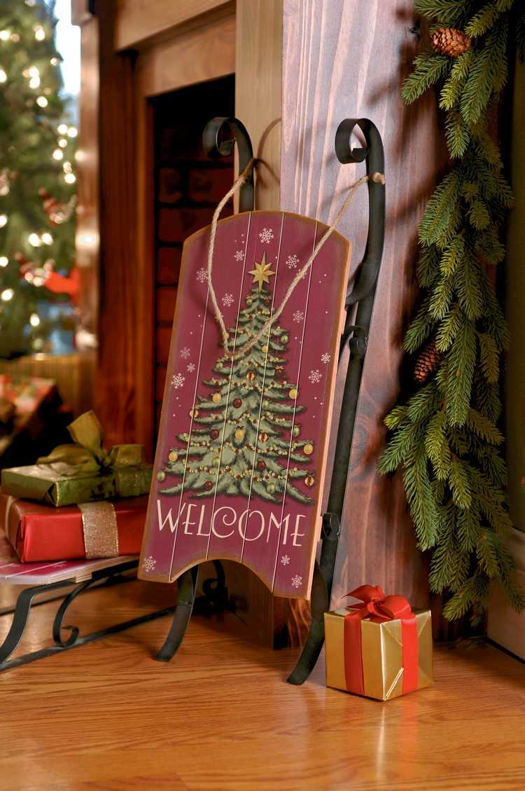 maliarske sánky vyrábajte vianočné ozdoby sami