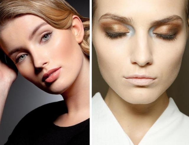 oči-lesklé-očné tiene-nahé-pohľad-líčenie-slávnostné