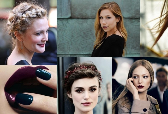 Rúž v príkladoch tmavej farby Tipy a triky pri líčení tmavší-rúž-orgován-bobule-toene