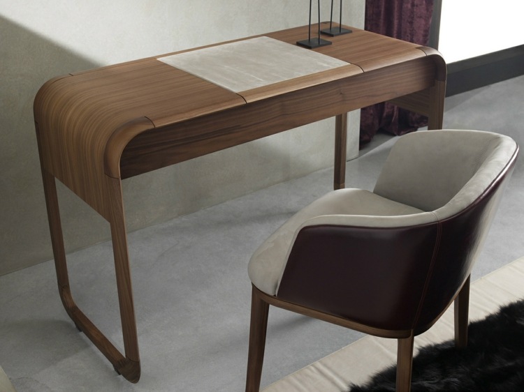 toaletný stolík biely nekonečno spálňa zariaďovacie kreslo pohodlie retro štýl