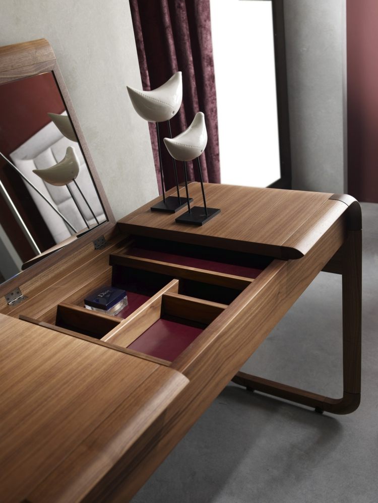 toaletný stolík biele nekonečné otvorené vreckové žiarovky retro