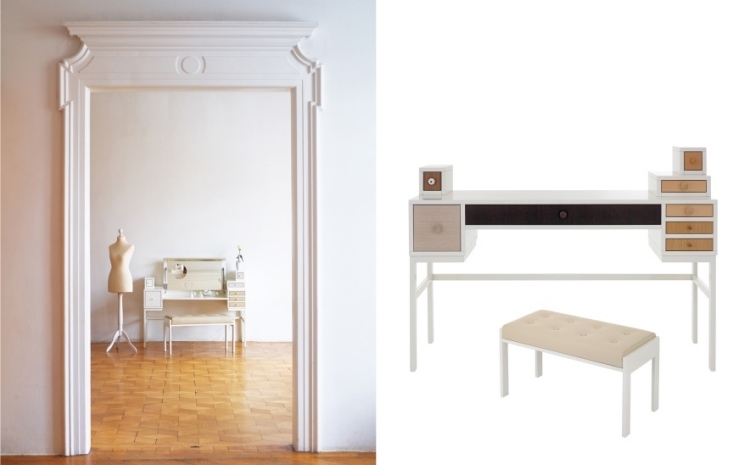 Zbierajte toaletný stolík so sklopným zrkadlom toaletný stolík-so-zrkadlom-COLLECT-Wis-Design-Schönbuch