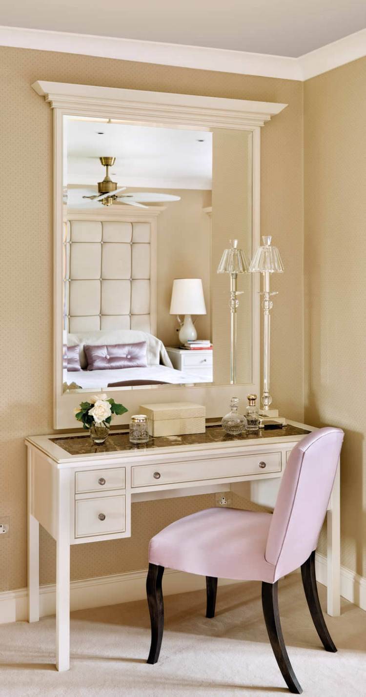 biela verzia toaletného stolíka Shagreen Toaletný stolík-so-zrkadlom-SHAGREEN-smallbone-Co-biely