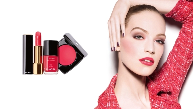 trendy líčenia farby jar ružová chanel hnedá