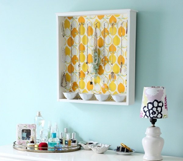 Zásuvka na uloženie šperkov Obnoviť spálňu modrá