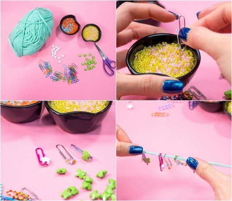 šperky pre deti drotár návod perly motýle hviezdičky náhrdelníky