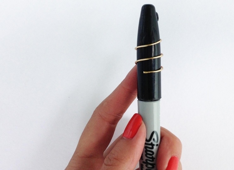 šperk-vyrob si-drôt-midi-prsteň