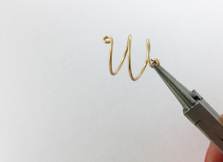 šperk-vyrob si-drôt-midi-krúžok-rám