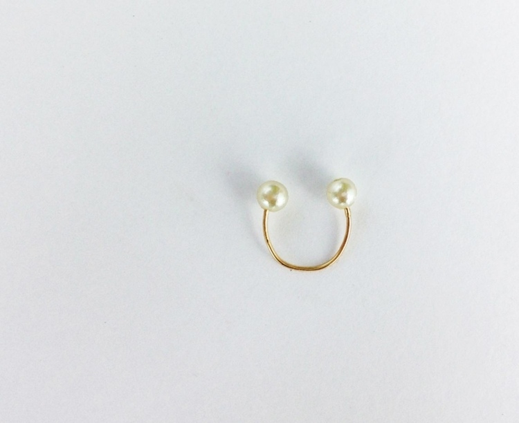 šperky-urob si sám-drôt-biele-perly