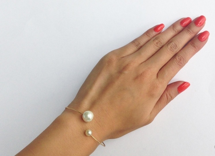 Vyrobte si šperk sami drôtený náramok chanel design