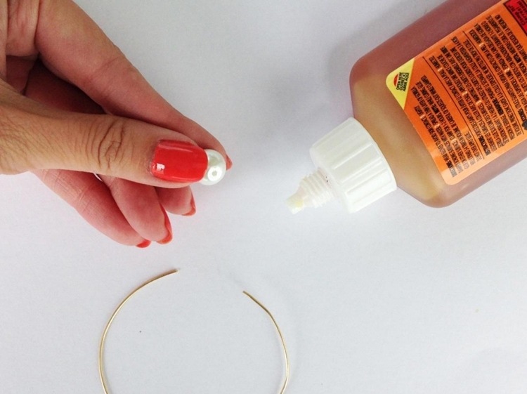 šperk-urob-sám-drôt-biela-perla-lepidlo