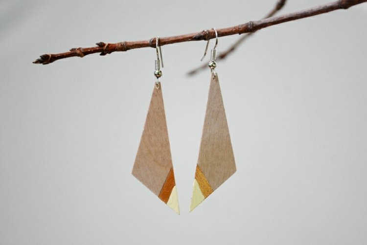 moderné šperky robia nápady z dreva