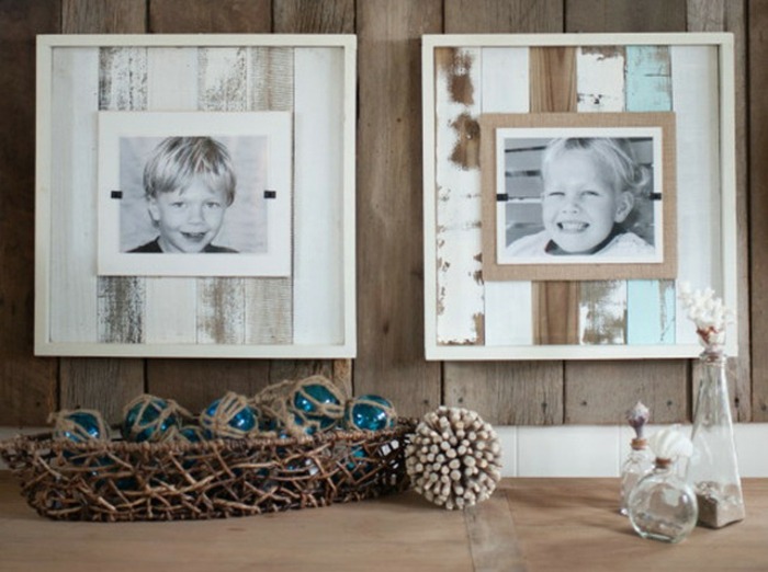 najkrajší úsmev na svete v drevených rámoch na obrázky Drevený rám v námornom štýle