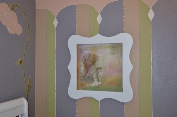 biely vlnitý rám obrazu s pozadím jedinečné rámy na obrazy vyrobené z dreva