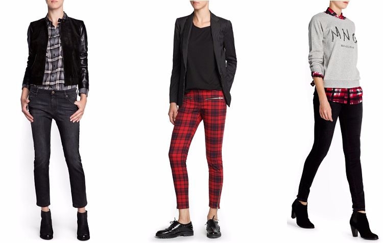 krásne-jesenné-outfity-teen-trendy-kárované tričko