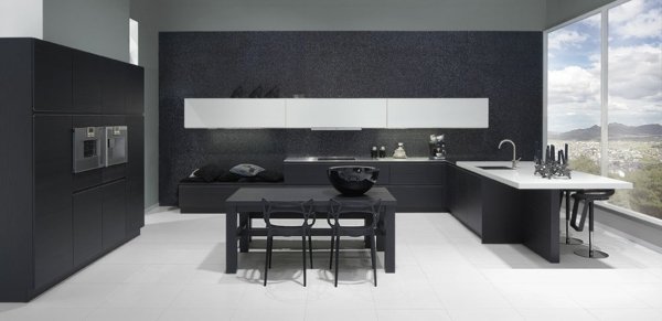 moderná čiernobiela kuchyňa moderná čiernobiela kuchyňa