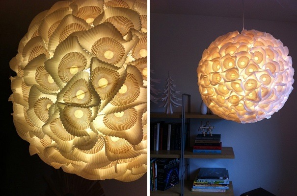 Poháre na muffiny z papierovej lampy. Papierové vložky do košíčkov.