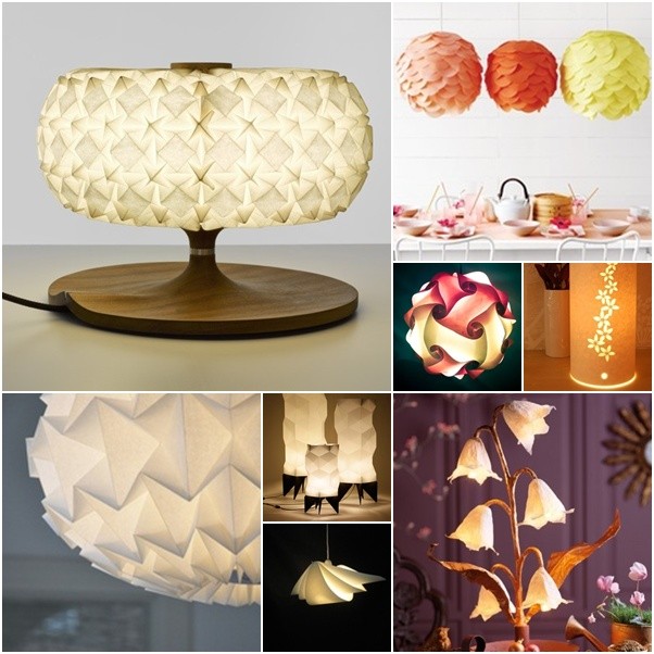 papierové žiarovky hra svetlej jemnej žiary papierová lampa-svetlo-hra-mäkká-žiara
