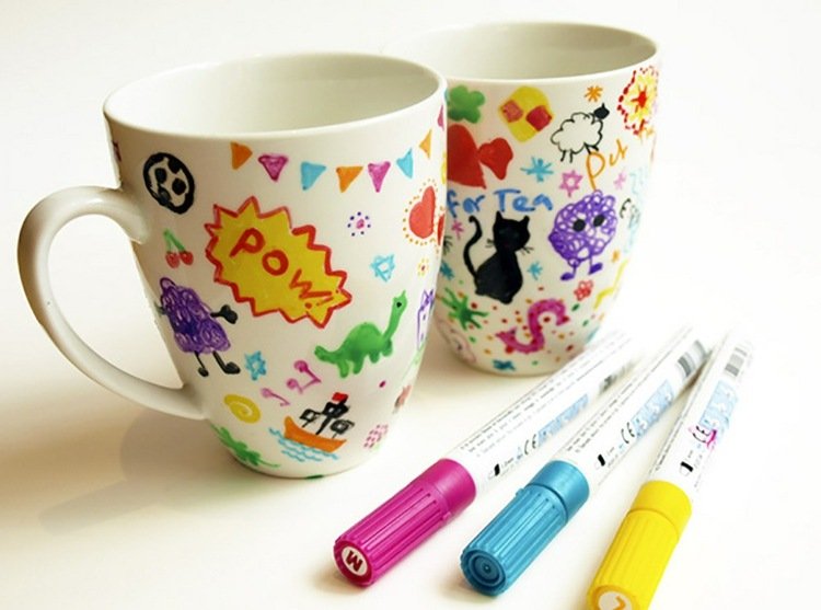 Farebný dizajn s mnohými motívmi - deti sú kreatívne