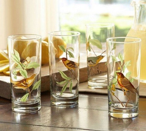 Nápady na dekoráciu stola jarné vtáky