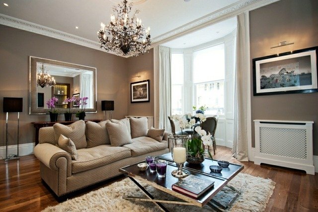 Zariadenie eklektického životného štýlu v anglickom štýle