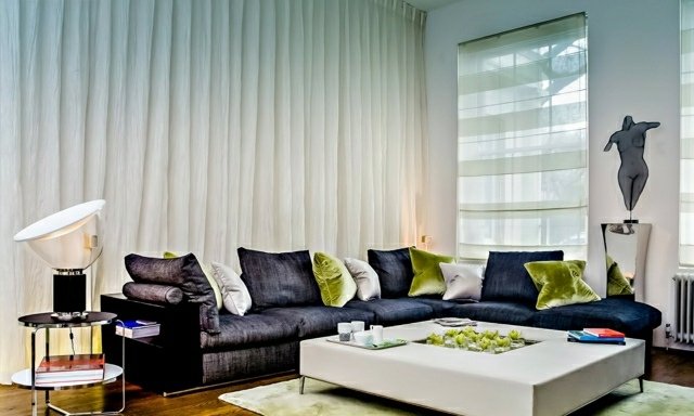 Living nápady džínsy čalúnenie zamatovo zelené hodiť vankúše