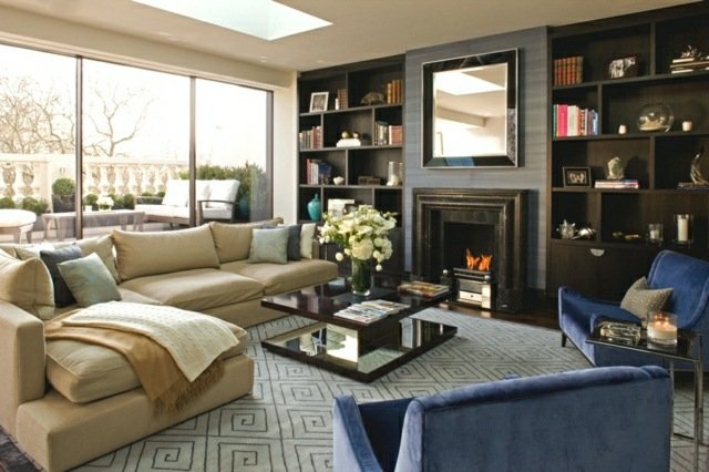 Stropná nástenná polica do obývačky