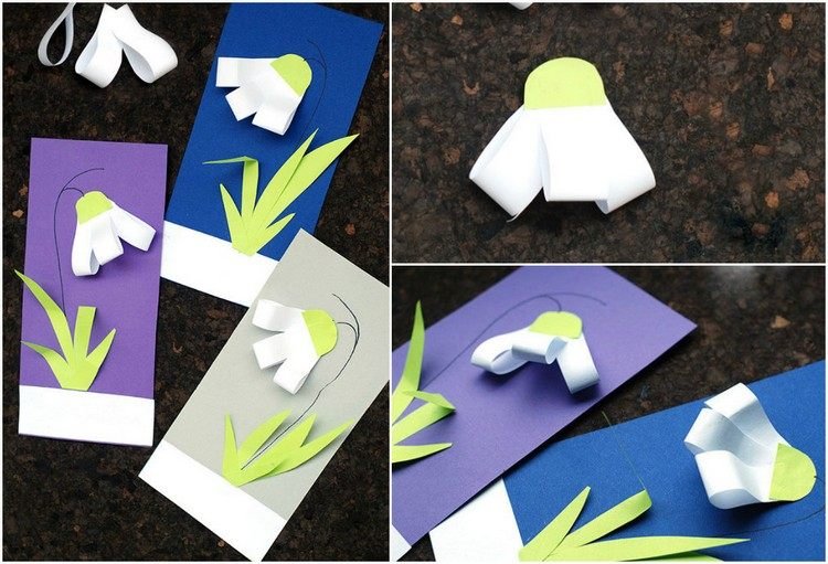 snežienky-drotár-s-deťmi-jarný papier