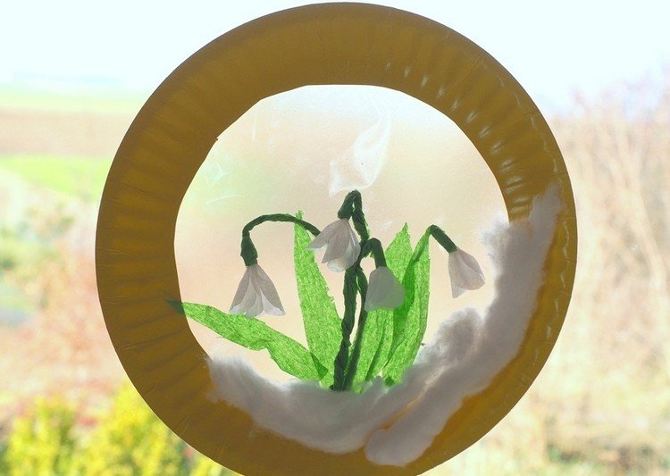 Pokyny urobia obrázok okna snežienky sami