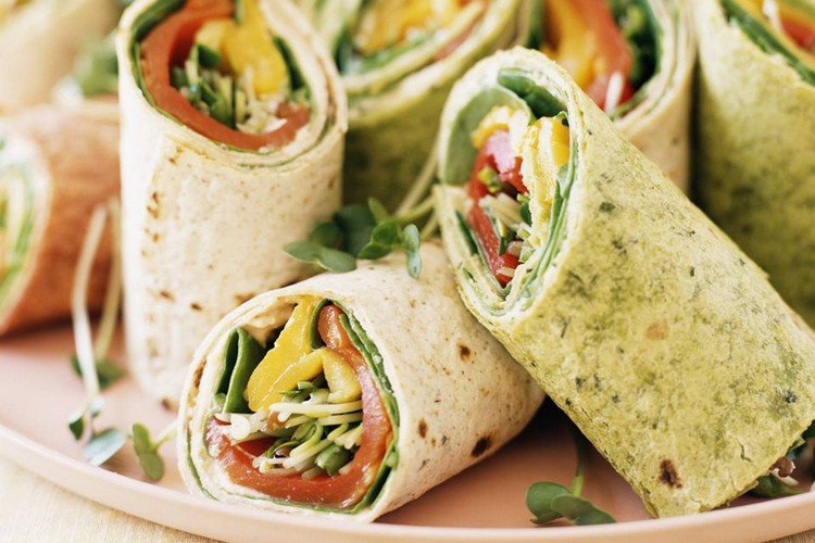 rýchle recepty domácej kancelárie na vegánske zábaly