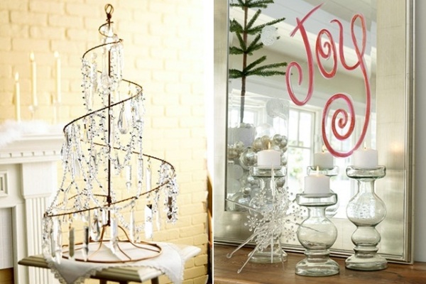 nápad na vianočné dekorácie zrkadlo na rúž zrkadlo na poslednú chvíľu vianočné dekorácie rúž