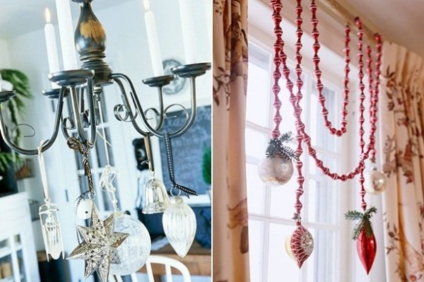 vianočné ozdoby girlandy luster okná vianočné ozdoby na poslednú chvíľu girlandy lustrové okná
