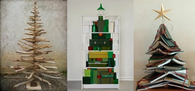 Knihy konáre stromov starý kufor Vianoce Konáre stromov starý kufor nápady na vianočné remeslá