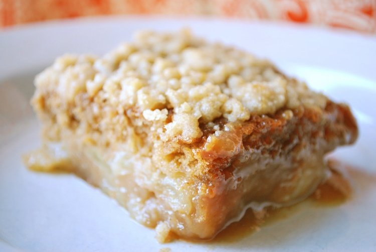 rýchly koláč-recept-jablkové pyré-jablkový drobček