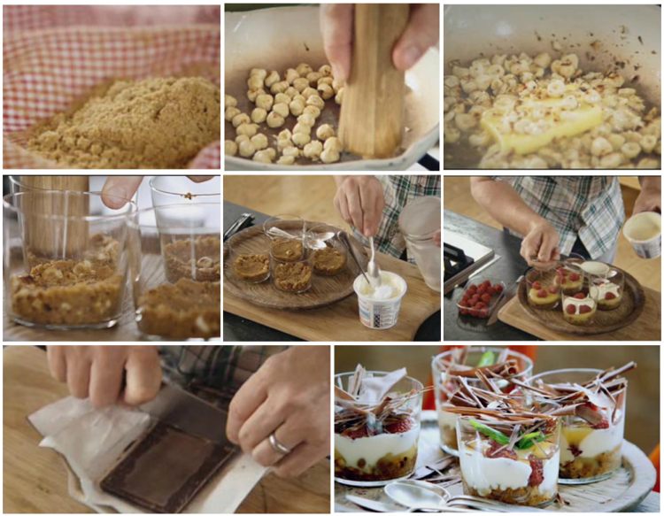 Jamie Oliver rýchly dezert pohár malín citrónový tvaroh