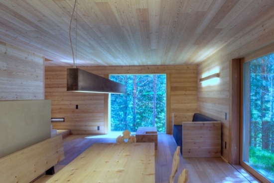 interiér originálne nápady nábytok zariaďovací materiál materiály