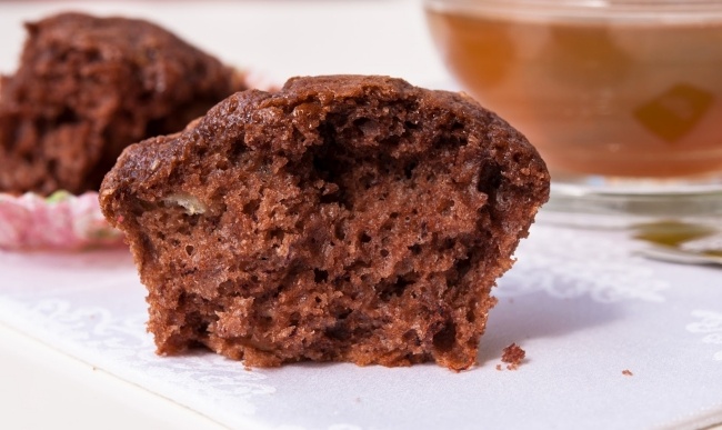 lahodný dezert-ideálny ako desiata medzi jedlami Recept na čokoládový muffin a banán na lahodný dezert