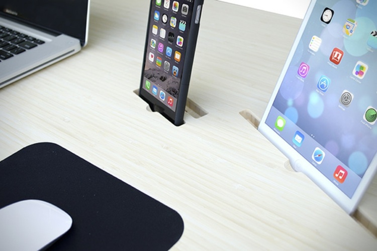stolný dizajn dokovacia ipad iphone podložka pod notebook