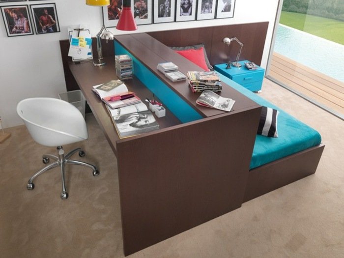 Nápady na dizajn detského nábytku, ktoré ušetria miesto