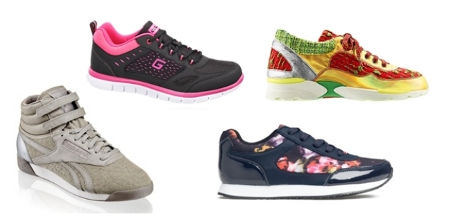 trendy obuvi na jeseň 2014-tenisky a tenisky-Reebok, Graceland, H&M a Chanel schuhtrends-Herbst-2014-Tenisky-Tenisky-Reebok-Graceland-H & M-Chanel